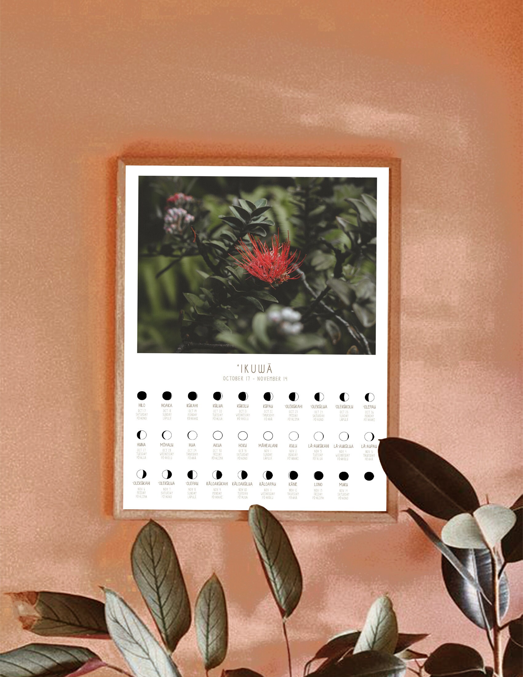 Buy 2021 Kaulana Mahina Hawaiian Moon Calendar PRINTABLE US Online in