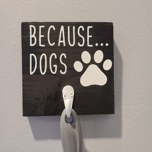 Because Dogs/cats Lint Roller Sign Etsy