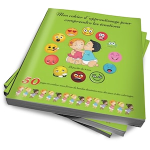 Libro de actividades para niños sobre el aprendizaje de las emociones| Jardín de infantes