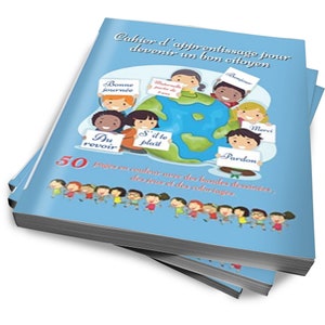 Cuaderno de aprendizaje infantil para convertirse en un buen ciudadano | Niños de 3 a 5 años | Juegos y ejercicios