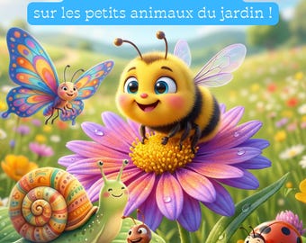 5 histoires kamishibaï sur les petits animaux du jardin - PDF à télécharger idéal pour les écoles, crèches et assistantes maternelle