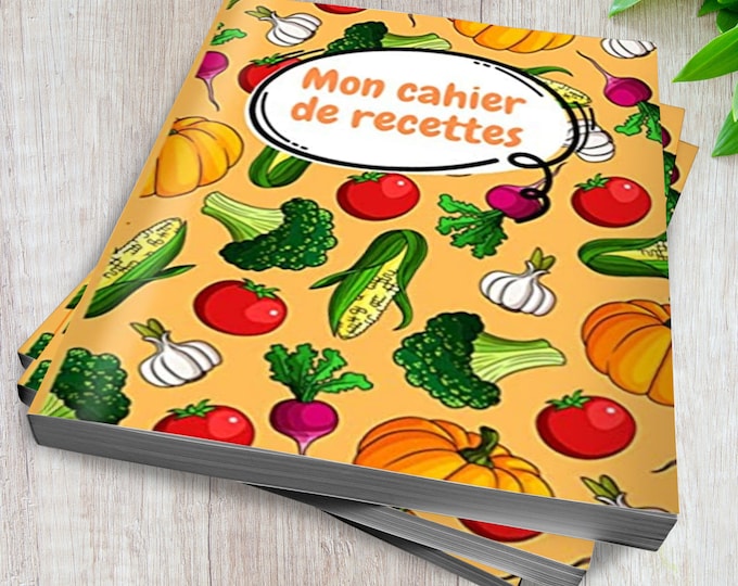 Page De Garde Cahier De Recettes De Cuisine