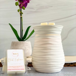 Harmony Modern Design Wax Melts Warmer & Soy Wax Melts Gift Set | Your Choice of Scent | House Decor | Wax Melt Warmer