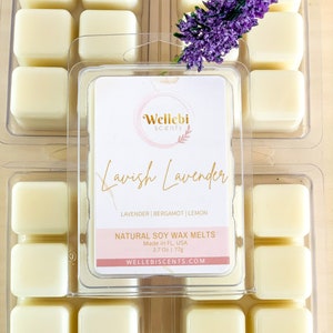 Lavish Lavender Wax Melts, Wax Clamshells, Wax Tarts