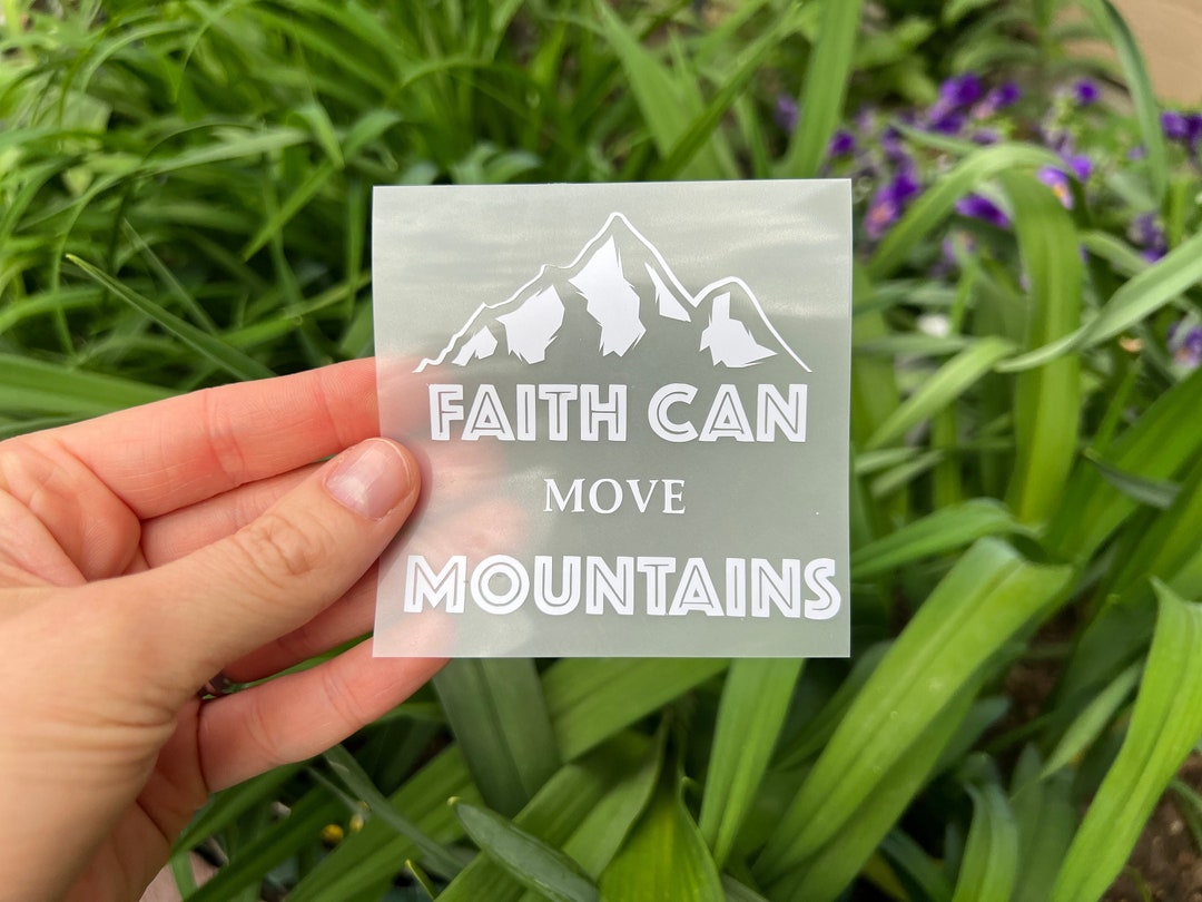Faith Decal, Christian Stickers, God, Faith, Car Decal, Scripture