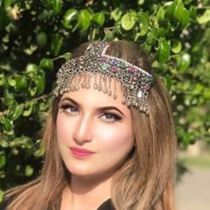 Vintage Afghani Matha Patti: Tribal Kuchi Head Piece