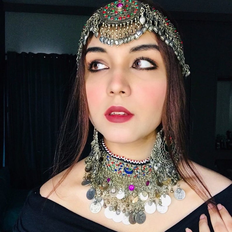 Head Piece & Necklace hande Made Jewellery Etsy