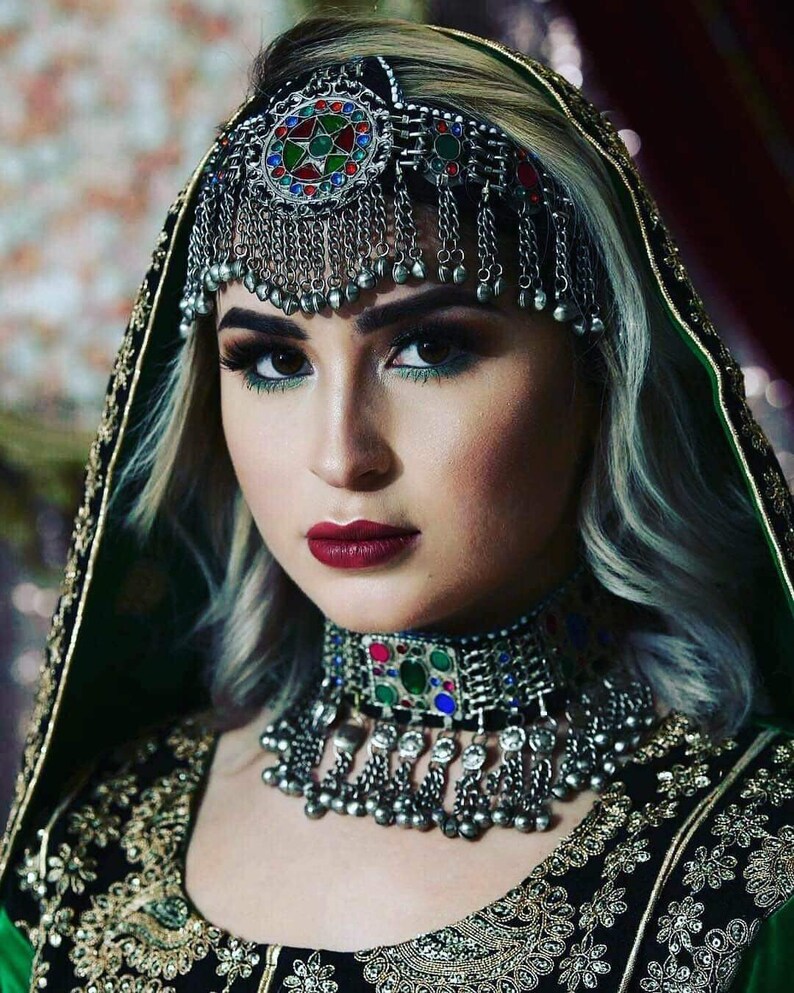 Head Piece & Necklace hande Made Jewellery Etsy