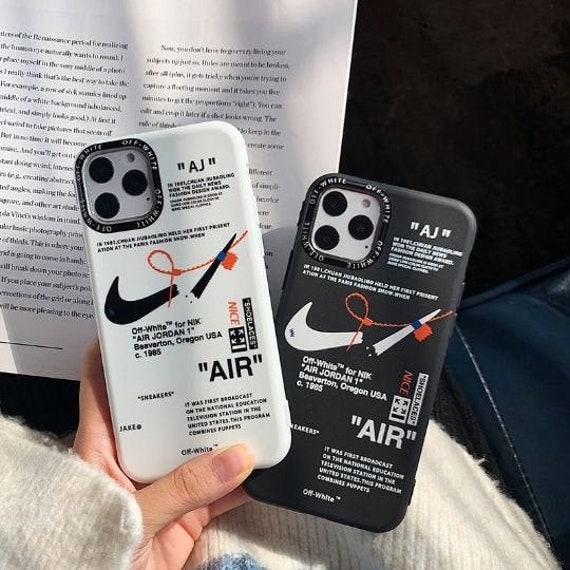 Hypebeast Nike 0ff-White 3D iPhone Silicone Case For iphone XS Max/XR/7/8plus/11/11PROMAX/12PROMAX, Unique design,iPhone Protective Cover