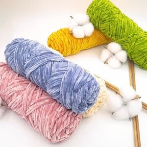 DMC Happy Chenille Fluffy, Soft Crochet Yarn for Amigurumi, 15g 38m/41yd 