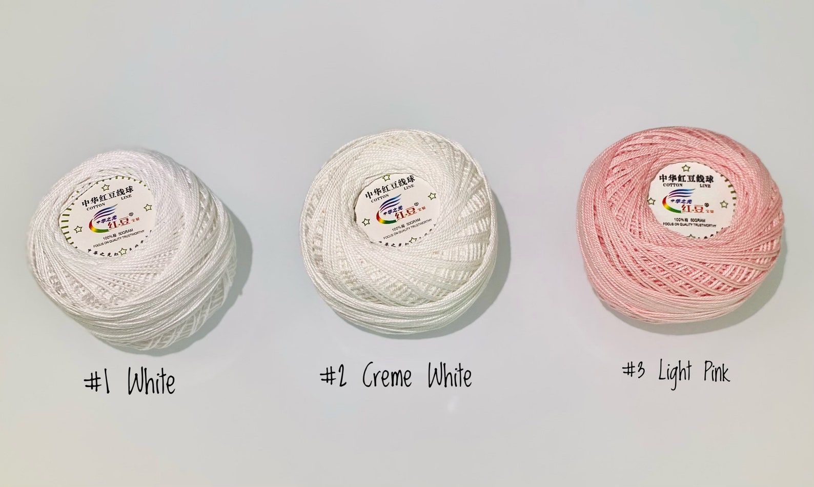 3ply 100 Cotton Lace Yarn in Size 3 50 Grams/170 M Lace Etsy