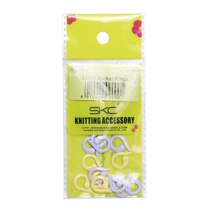 Plastic Crochet Rounded Stitch Marker Tool, Crochet and Knitting Stitch Marker Set 20 per bag