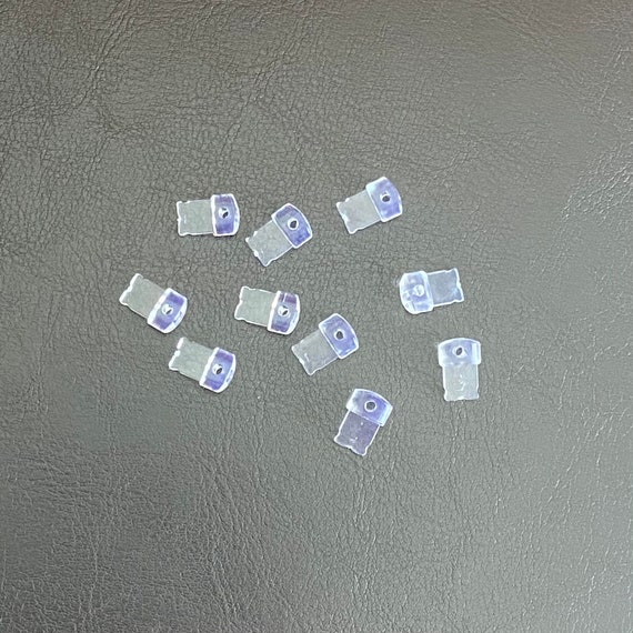 PortPlugs Lightning Dust Plugs For IPhone - 10 Pack With Cleaning Brush