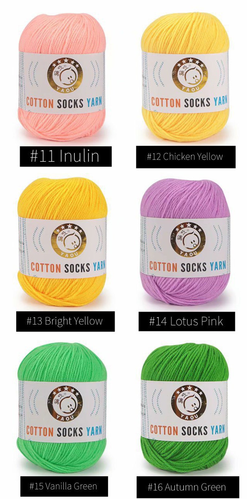 3 Ply Milk Cotton Yarn for Crochet Amigurumi and Punch Etsy