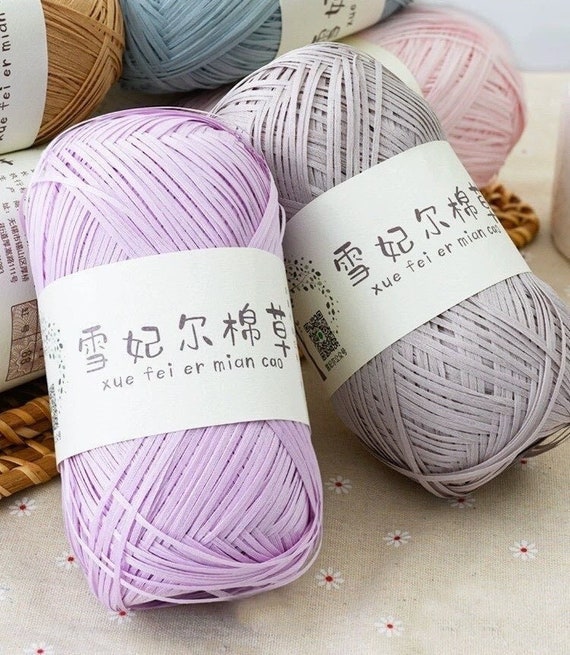 Fil De Raphia En Coton Naturel Uxcell - 328 Yards (300m) - Rose - Pour Crochet, Artisanat