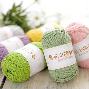 Premium All Purpose 4 Ply 50 grams Doll Yarn, High Quality General Purpose 4 Ply Yarn Color Codes 1-32 image 1