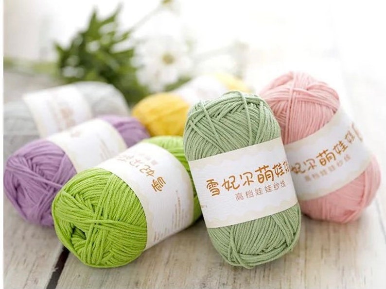 Premium All Purpose 4 Ply 50 grams Doll Yarn, High Quality Gener Premium All Purpose 4 Ply 50 grams Doll Yarn, High Quality Gener