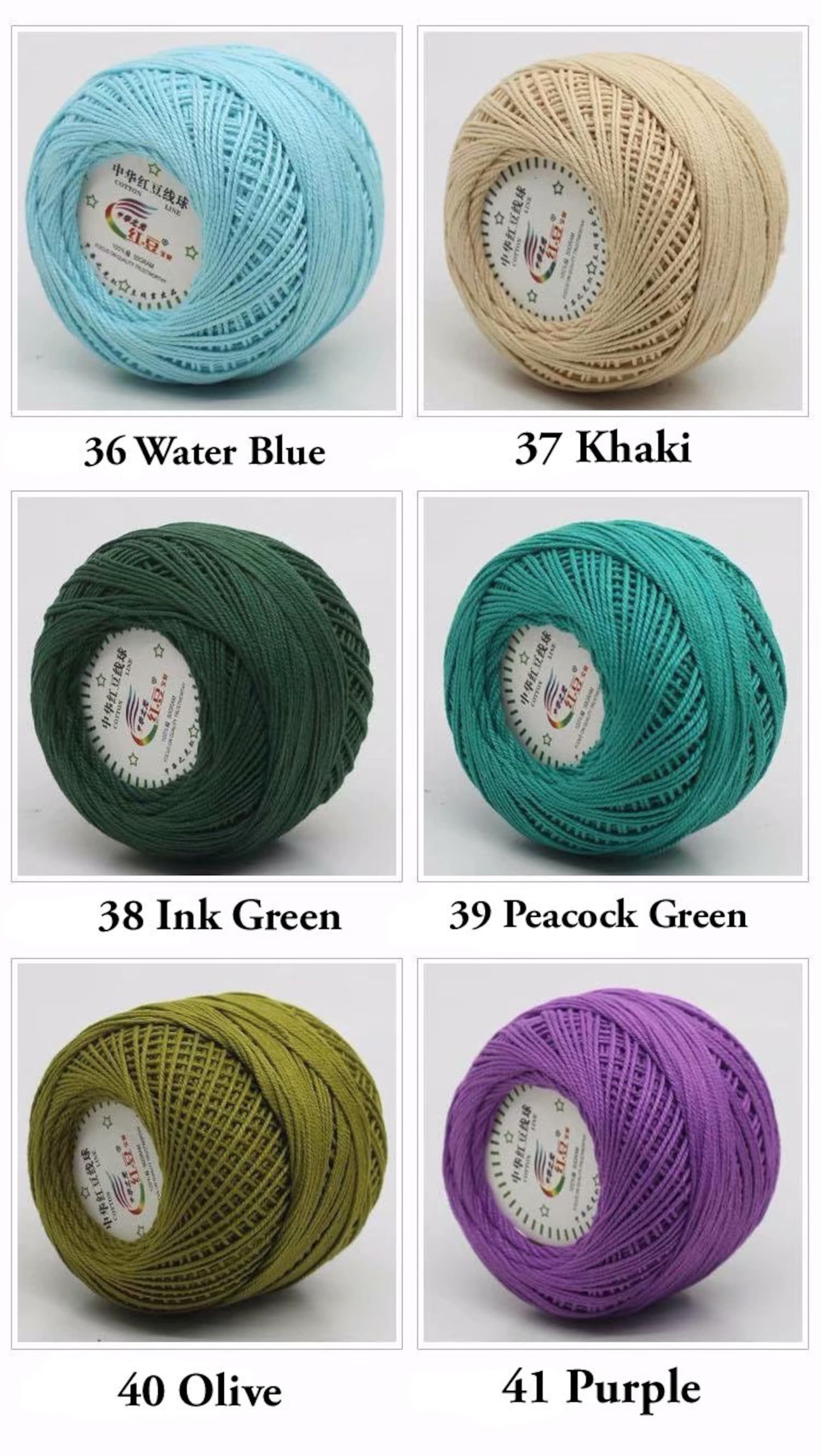 3ply 100 Cotton Lace Yarn in Size 3 50 Grams/170 M Lace Etsy