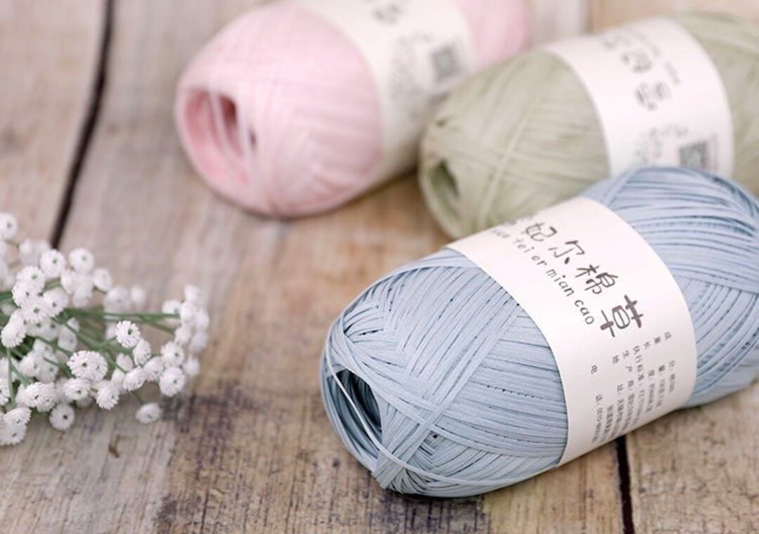 Fil Raffia En Coton Naturel Zaplyte - 328 Yards, Couleur Khaki, Pour Crochet Et Artisanat