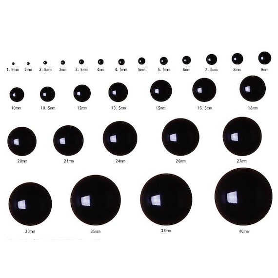 5-24 Mm Safety Eyes for Crocheting and Amigurumi 4-10 Pcs/2-5