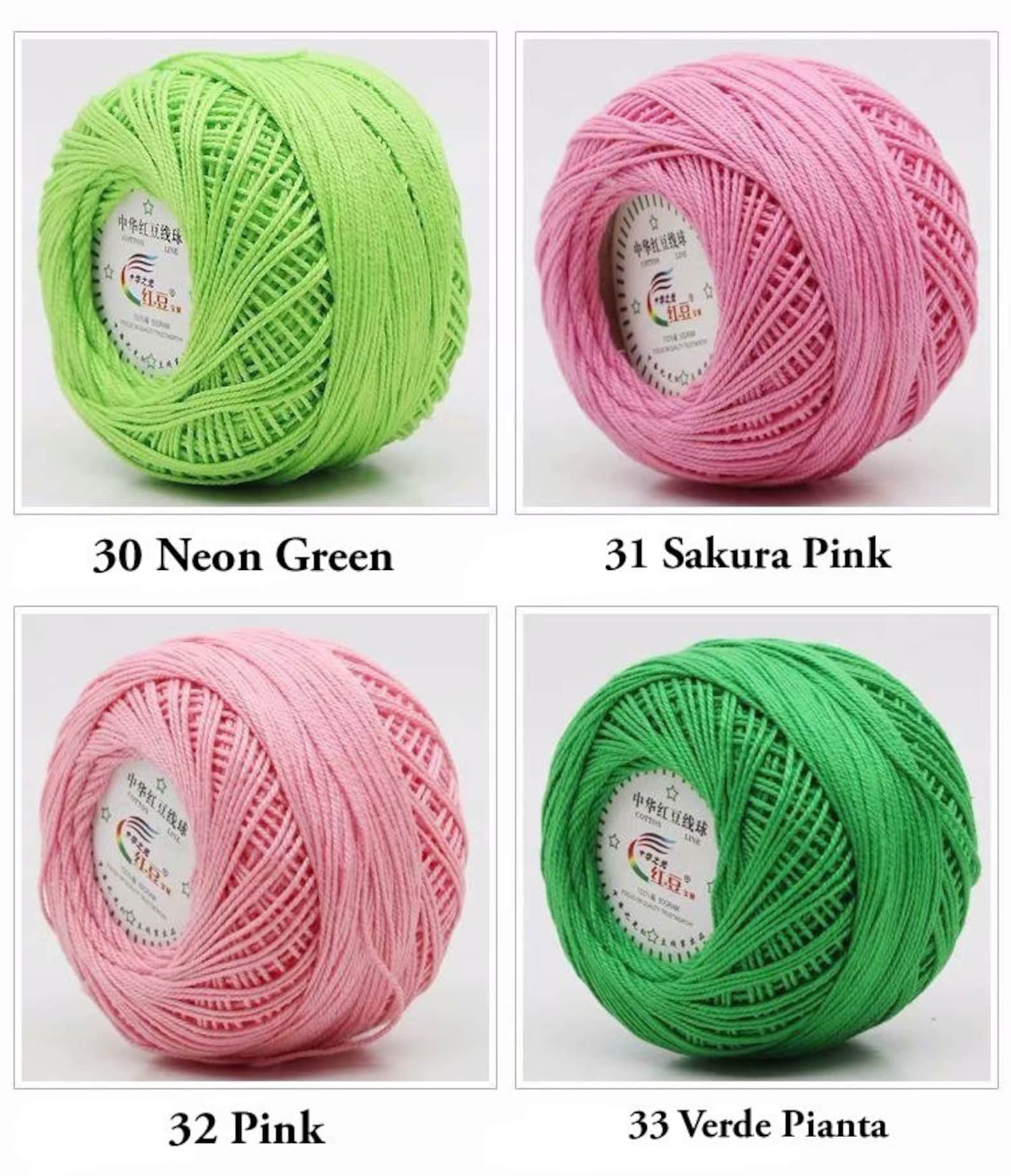 3ply 100 Cotton Lace Yarn in Size 3 50 Grams/170 M Lace Etsy