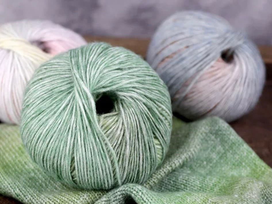 Multi Yarn Premium Glazed Variegated Multi-color Yarn, Variegated Blended Cotton ...