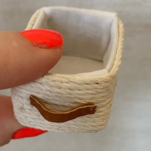 Fabric-Lined Storage Basket