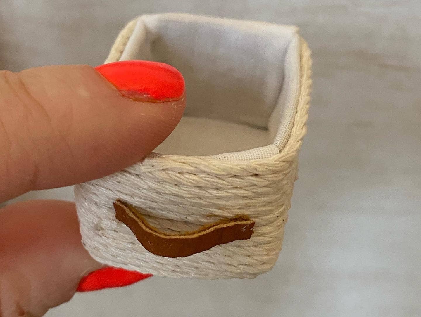 Fabriclined Storage Basket Etsy