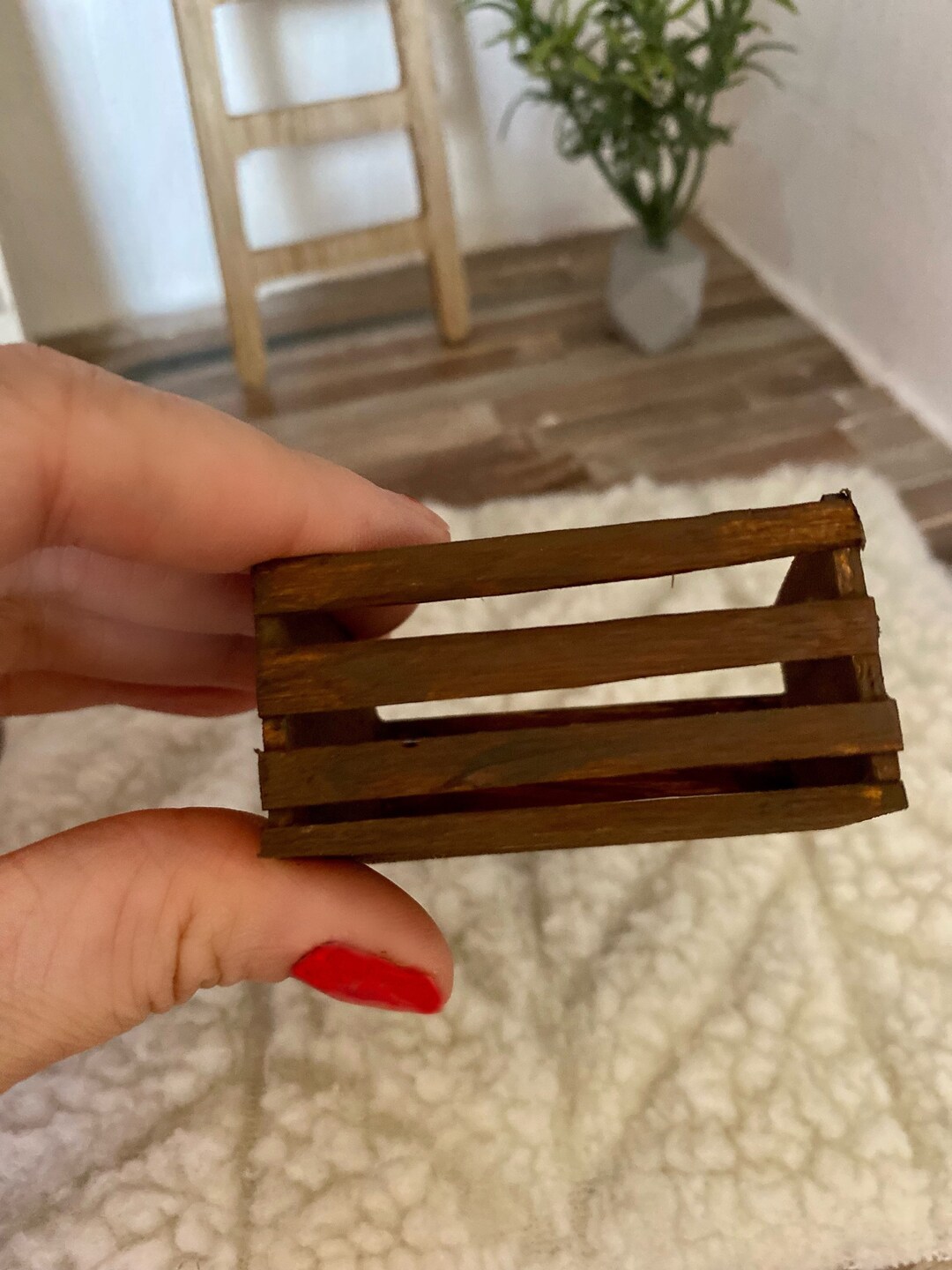 Mini Wooden Crate Etsy