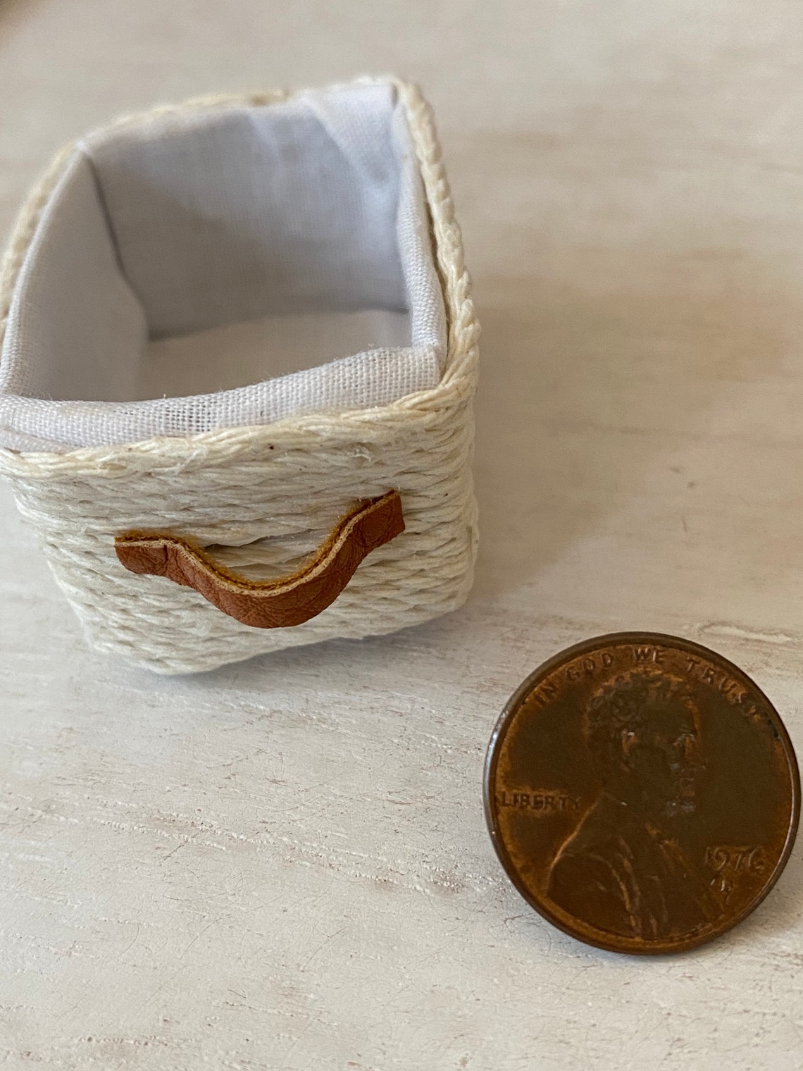 Fabriclined Storage Basket Etsy