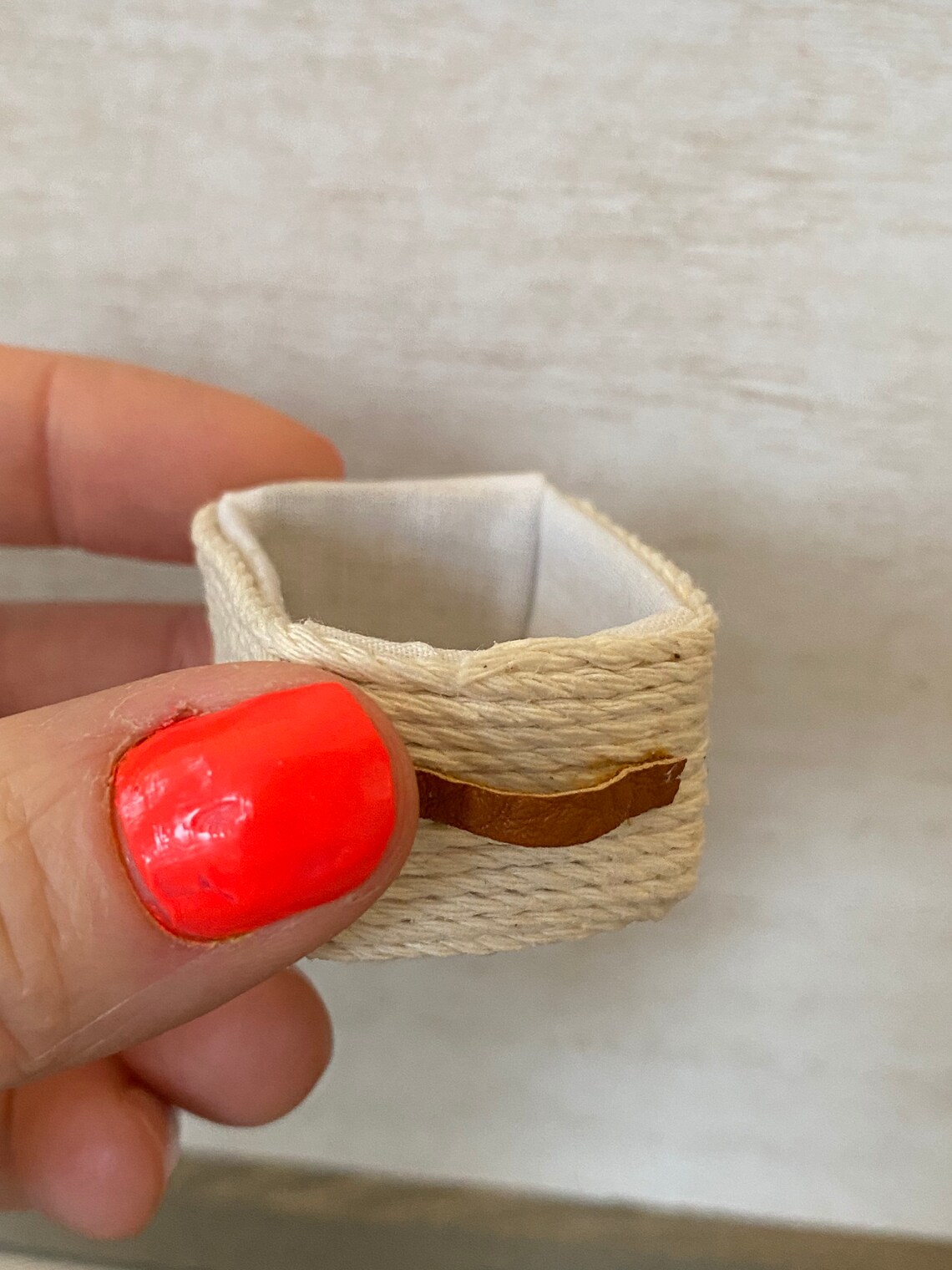 Fabriclined Storage Basket Etsy