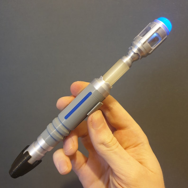 10th Doctor's Sonic Screwdriver 3D printed Prop Replica Etsy 10th Doctor's Sonic Screwdriver 3D printed Prop Replica Etsy