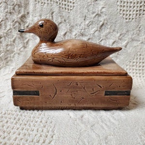 1978 Duncan Enterprises Duck Trinket Box