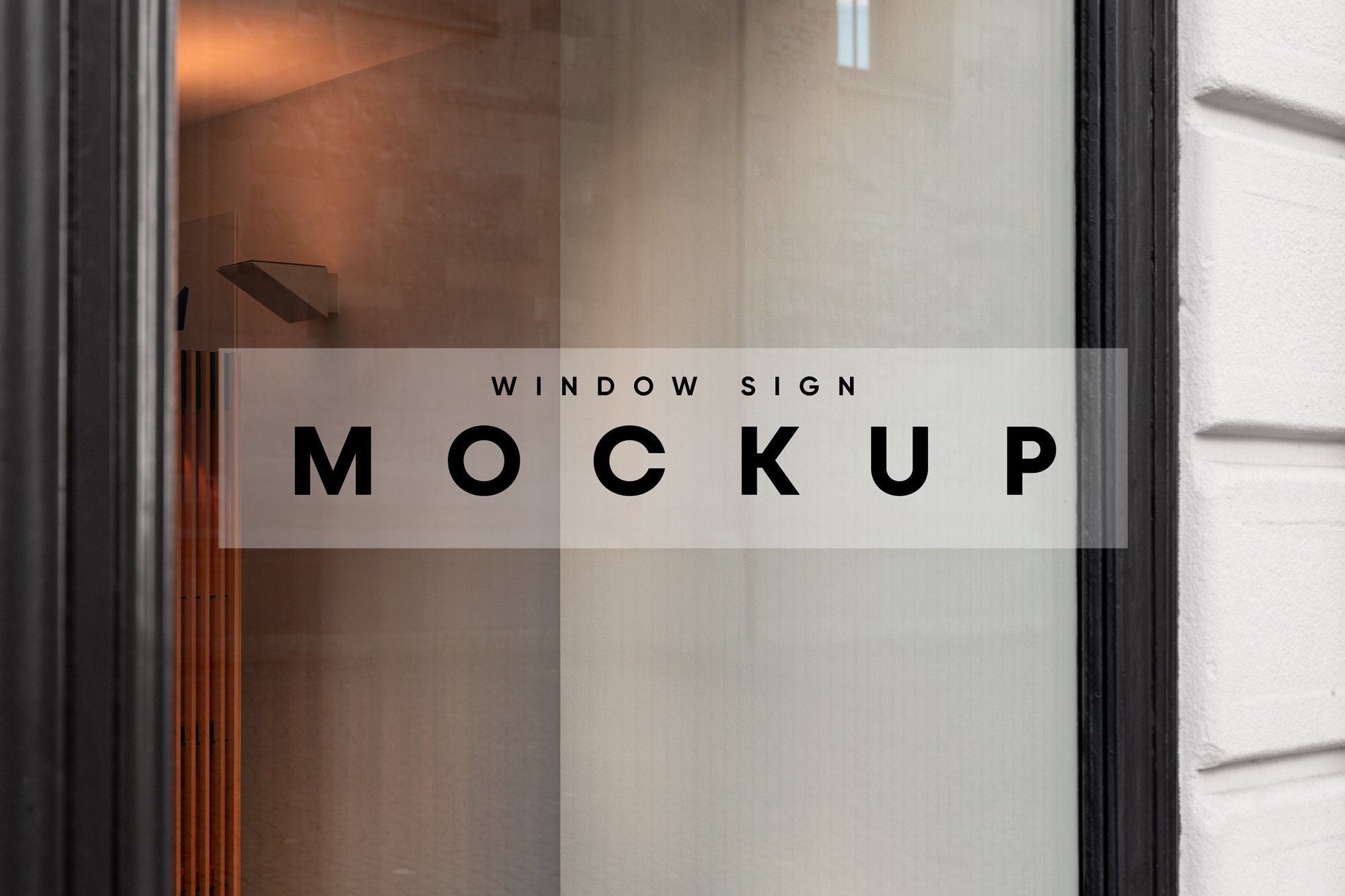 Window Sign Mockup Shop Sign Mockup Window Signage Mockup Etsy Australia