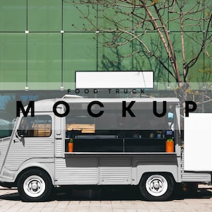 Food Truck Mockup, Street Food Mockup, Fast Food Mockup, Food Mockup, Truck Mockup