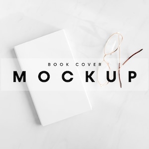 Book Cover Mockup, Cover Mockup, Book Mockup, Magazine Mockup, Front Cover Mockup,  Journal Mockup