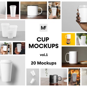 Cup Mockups, Paper Cup Mockups, Coffee Cup Mockup, Mug Mockup, Paper Cup Mockups Bunde, Cafe Cup Mockups, Label Mockup, Take Away Cup Mockup