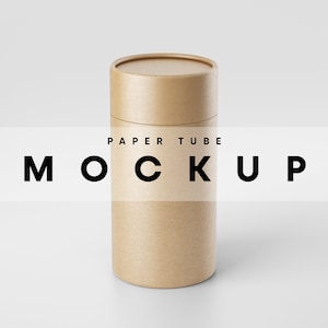 Tubo de papel, Maqueta de tubo de cartón, Maqueta de tubo, Maqueta de caja, Maqueta de paquete, Maqueta de cartón, Maqueta de regalo presente, Maqueta de caja actual