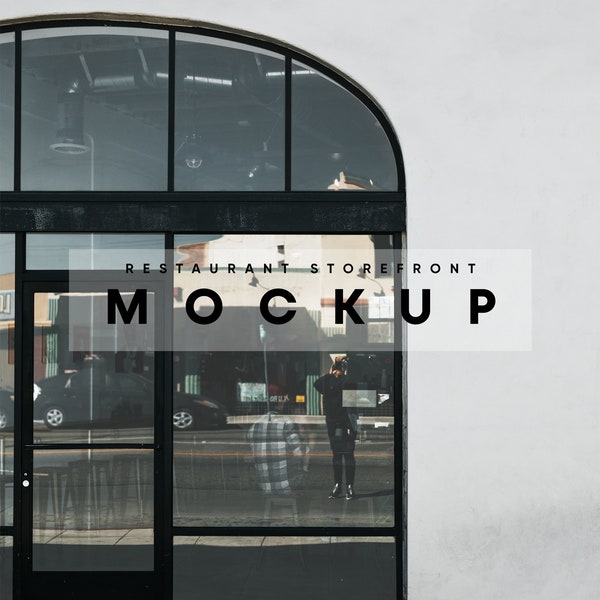 Restaurant Storefront Mockup, Store Front Mockup, Wall Mockup, Facade Mockup, Sign Mockup, Signage Mockup,Shop Mockup, Shop Sign Mockup,