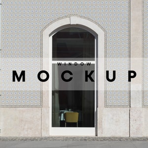 Window Sign Mockup, Shop Sign Mockup, Window Signage Mockup, Wayfinding Mockup, Signage Mockup, Caffee Sign Mockup, Restaurant Sign Mockup