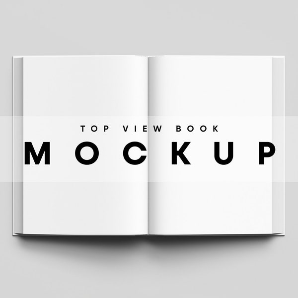 DickeS Buch Mockup, offene Buch Mockup, Hard Cover Buch Mockup, Buch-Cover-Mockup, Cover Mockup, Buch Mockup, Front-Cover-Mockup