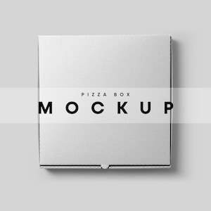 Mockup di scatola per pizza, Mockup di scatola per alimenti, Mockup da asporto, Mockup di scatola, Mockup di confezione, Mockup di cartone, Mockup di confezione di scatola, Mockup di scatola di cartone
