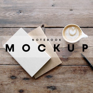 Notebook Mockup, Notebook Cover Mockup, Magazine Cover Mockup, Diary Mockup, Magazine Mockup, Note Mockup, Sketchbook Mockup