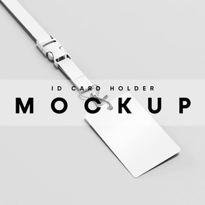 ID-kaart Mockup, ID-houder Mockup, ID-kaarthouder Mockup, Pass Mockup, Pass Holder Mockup, Holder Mockup, Pass Card Holder Mockup