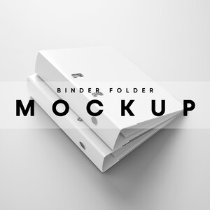 Binder Cover Mockup, Folder Mockup, Portfolio Mockup, Closed Folder Mockup, Stationery Folder Mockup, Corporate Folder Mockup, Office Folder