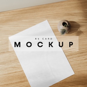 Papier Postkarte Mockup, Einladung Karte Mockup, Post-Karte Mockup, Dankeschön-Karte Mockup, Grußkarte Mockup, beste Whishes Karte Mockup,