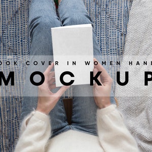 Book Cover Mockup, Cover Mockup, Book Mockup, Magazine Mockup, Front Cover Mockup,  Journal Mockup