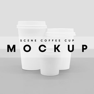 Scene Coffee Cup Mockup, Paper Cup Mockup, Cup Mockup, Coffee Cup Mockup, Tea Cup Mockup, Takeaway Cup Mockup