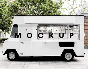 Maquete de food truck, maquete de comida, maquete de caminhão, maquete de veículo, maquete de fast food