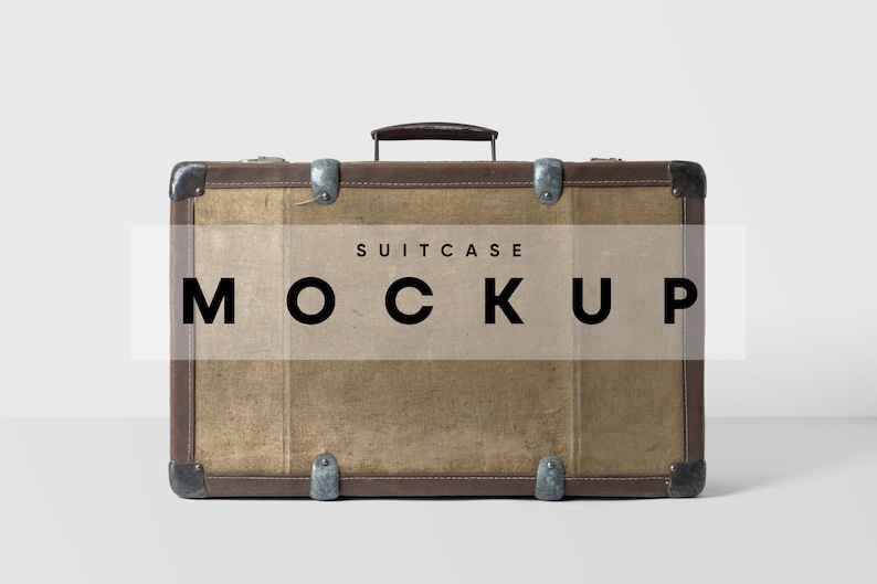 Suitcase Mockup Case Mockup Box Mockup Valise Mockup Bag | Etsy